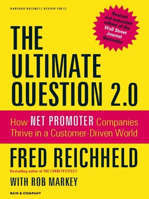 cover image of The Ultimate Question 2.0 (Revised and Expanded Edition)